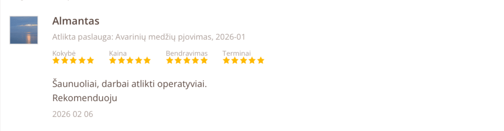 Atsiliepimai pagrindinis 5